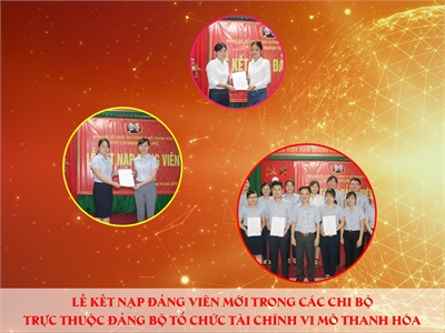 Lễ kết nạp Đảng viên mới  trong cái Chi bộ Đảng- Đảng bộ TCVM Thanh Hóa